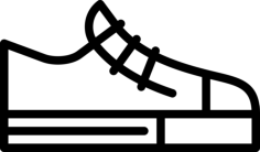 Low Sneakers Line Art Illustration Svg, Free Vectors File